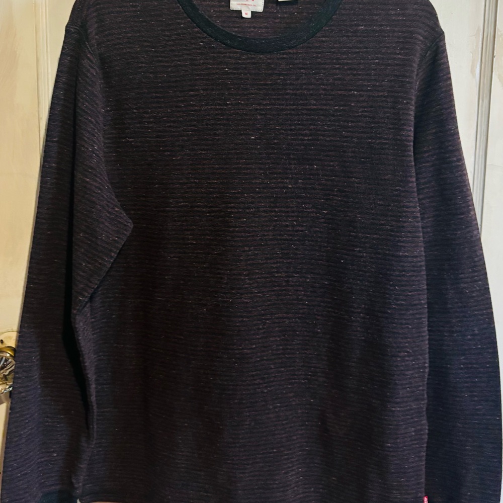 Levi’s Vintage Striped Midnight/Maroon Sweater